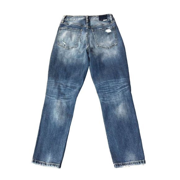 Daze Cropped Jeans Womens W26 Used Distressed - Picture 4 of 16